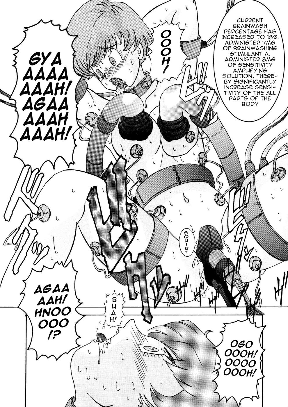 Hentai Manga Comic-Tanjou!! Aku no Onna San Senshi Erasa Chichi Lunch Sennou Kaizou Keikaku-Read-23